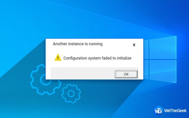 Как решить проблему с ошибкой инициализации системы конфигурации в Windows 10?