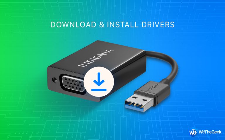 Как загрузить и установить драйвер адаптера Insignia USB-VGA в Windows 10?