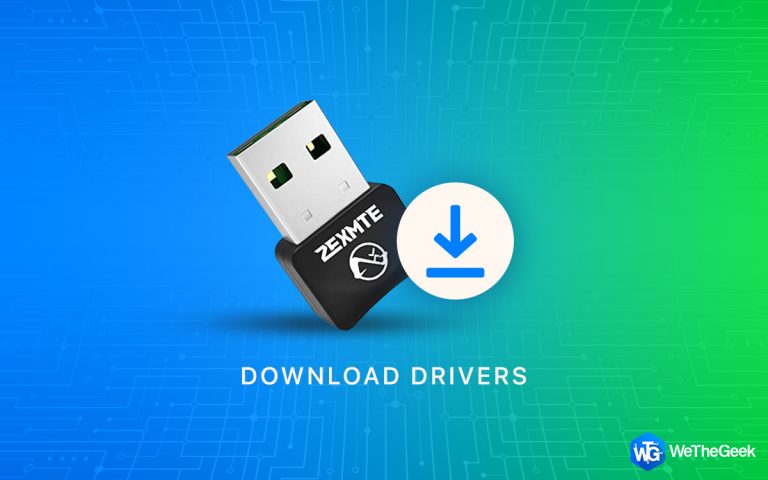 Как загрузить драйвер USB-адаптера Bluetooth Zexmte для Windows 10