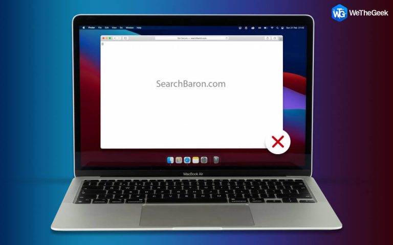 Как удалить SearchbBaron.com с Mac (2021)