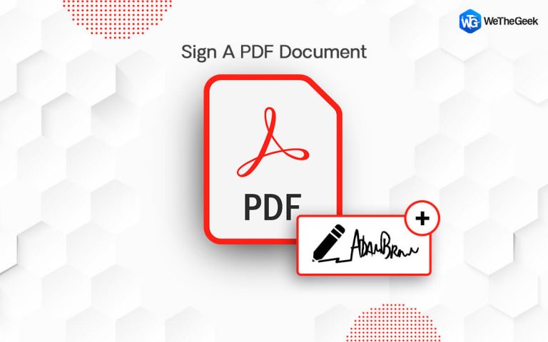 Как подписать PDF-документ на Windows / Mac / Android / iPhone