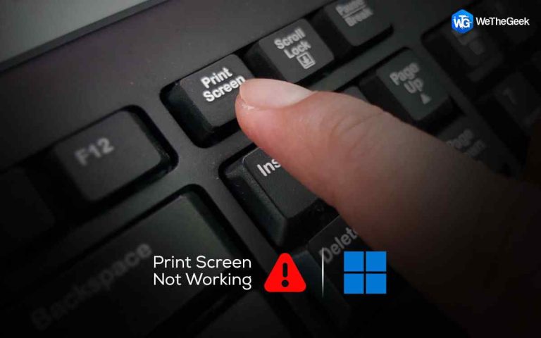 Экран печати не работает в Windows 11?  Вот исправление!