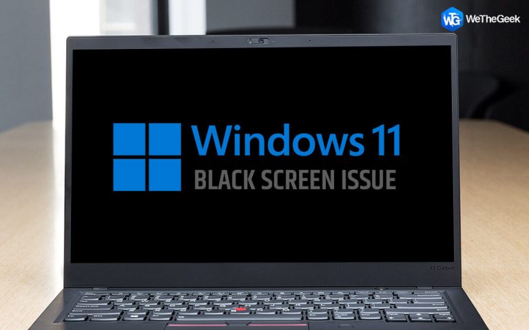 Как исправить проблему с черным экраном Windows 11?