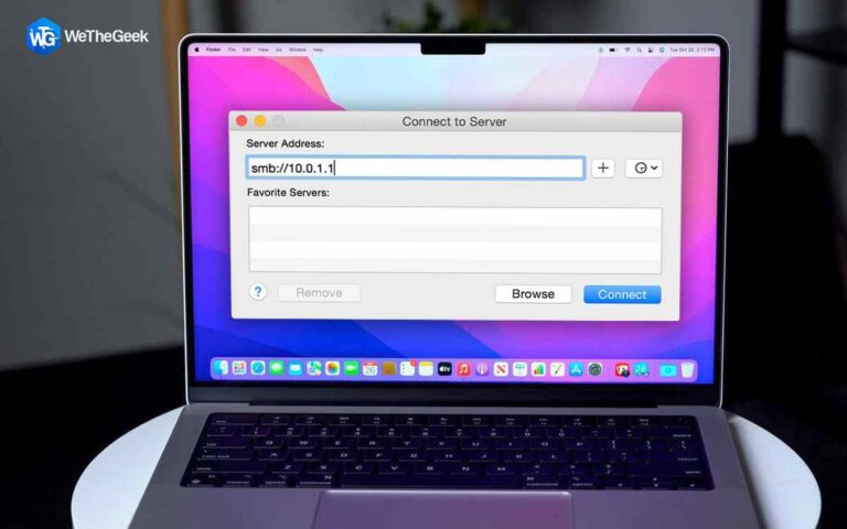 Как подключить сетевой диск на Mac