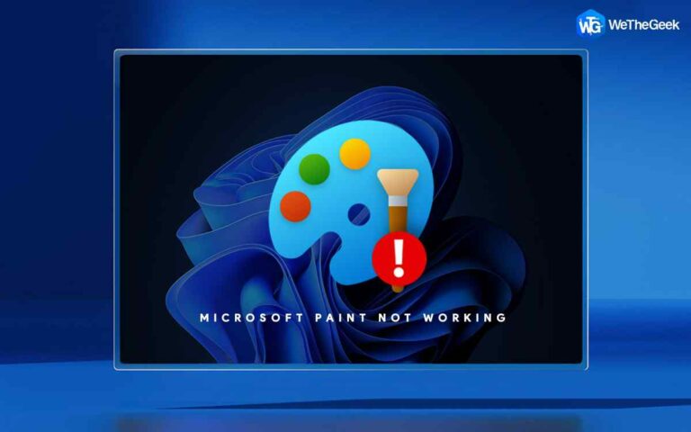 Microsoft Paint не работает в Windows 11?  Вот исправление!