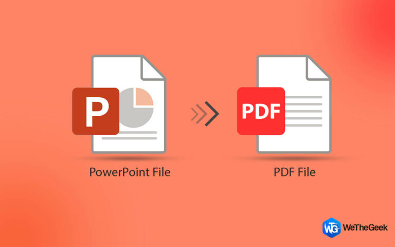 Как конвертировать PowerPoint в PDF в Windows 11, 10, 8, 7 (4 способа)