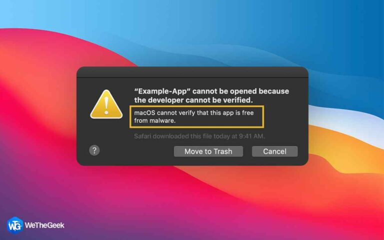 Как исправить «macOS не может проверить, что это приложение не содержит вредоносных программ».