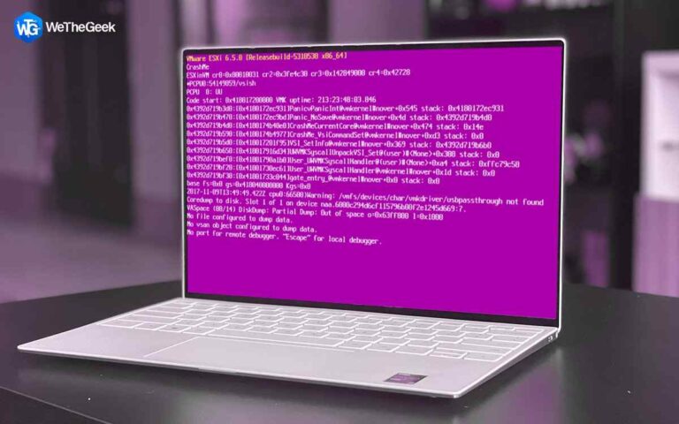 Как исправить «фиолетовый экран смерти» на ПК с Windows
