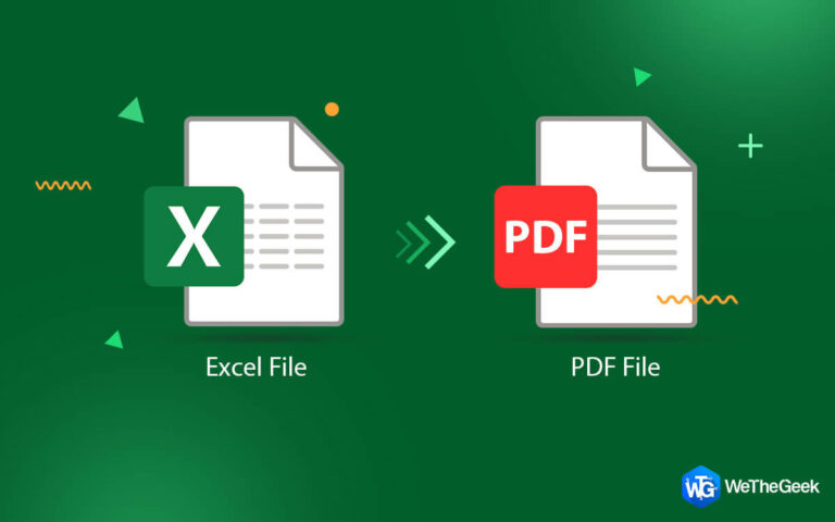 Как конвертировать файлы Excel в PDF