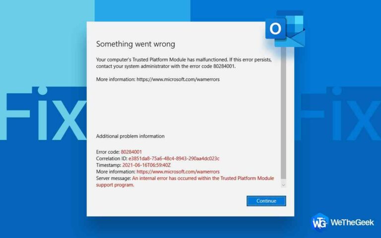 Как исправить ошибку Outlook «что-то пошло не так»