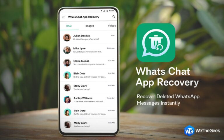 Обзор восстановления приложения Whats Chat