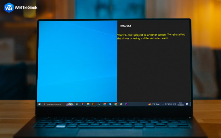 Как исправить ошибку «Ваш компьютер не может проецировать на другой экран» в Windows 11