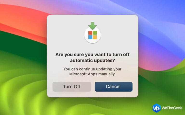 Как остановить автоматическое обновление Microsoft на Mac?