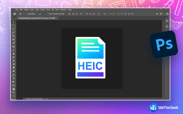 Как открыть HEIC в Photoshop?