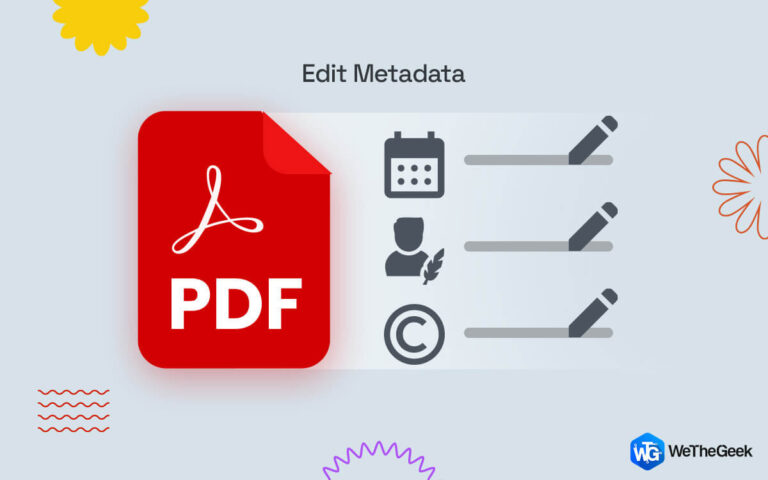 Как редактировать и удалять метаданные из PDF?