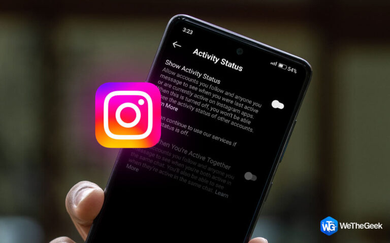 Как отключить активный статус в Instagram?